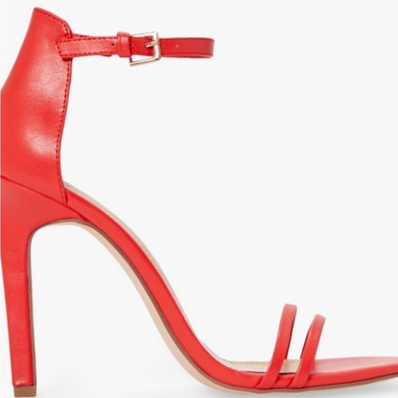 BOGO Stiletto Heeled Sandal in Red size 8.5 - Picture 6 of 6